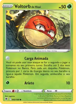 Voltorb de Hisui — Estrelas Radiantes 002