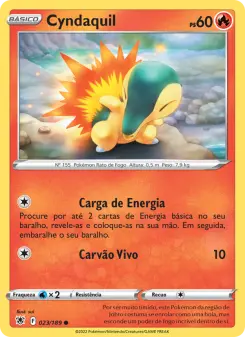 Cyndaquil — Estrelas Radiantes 023