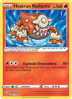 Heatran Radiante — Estrelas Radiantes 027