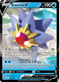 Starmie V — Estrelas Radiantes 030
