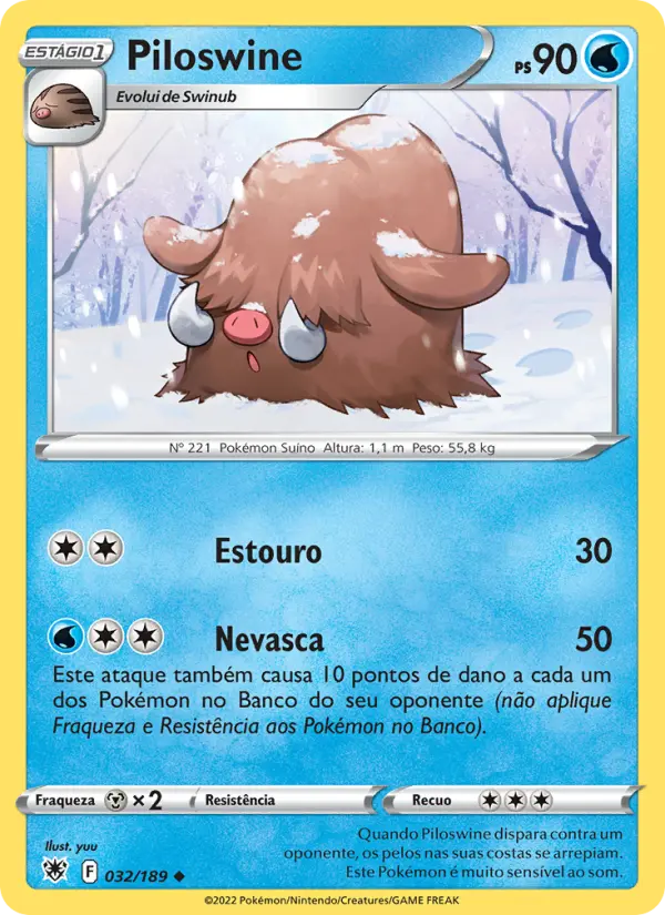 Piloswine — Estrelas Radiantes 032