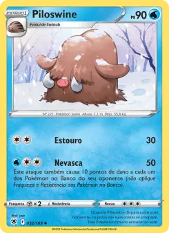 Piloswine — Estrelas Radiantes 032
