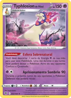 Typhlosion de Hisui — Estrelas Radiantes 052