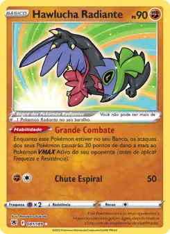 Hawlucha Radiante — Estrelas Radiantes 081
