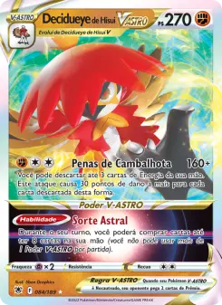 Decidueye de Hisui V-ASTRO — Estrelas Radiantes 084