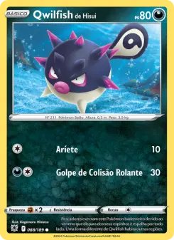 Qwilfish de Hisui — Estrelas Radiantes 088