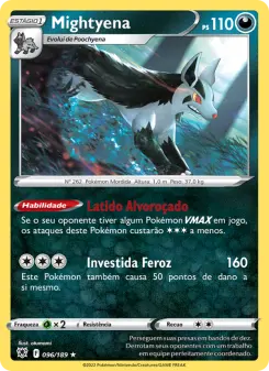 Mightyena — Estrelas Radiantes 096