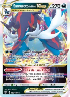 Samurott de Hisui V-ASTRO — Estrelas Radiantes 102