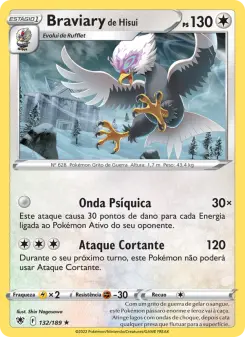 Braviary de Hisui — Estrelas Radiantes 132