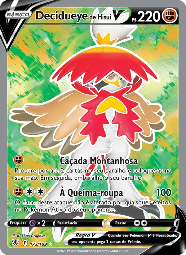 Decidueye de Hisui V — Estrelas Radiantes 173