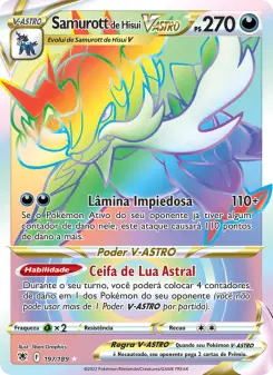 Samurott de Hisui V-ASTRO — Estrelas Radiantes 197