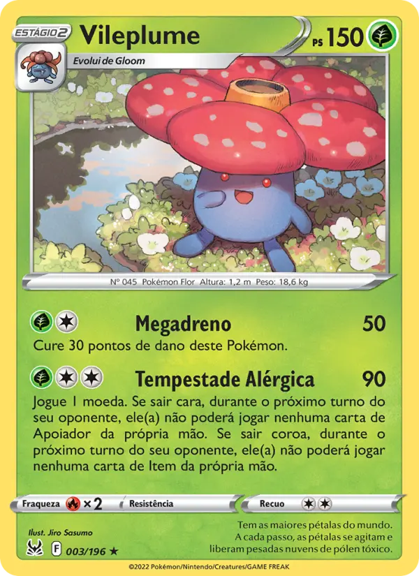 Vileplume — Origem Perdida 003