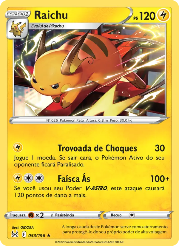 Raichu — Origem Perdida 053
