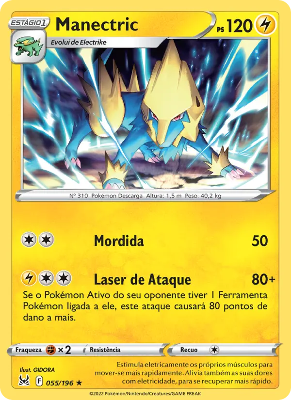 Manectric — Origem Perdida 055
