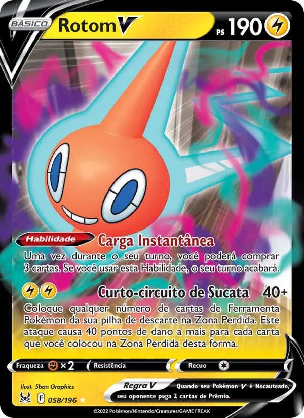 Rotom V — Origem Perdida 058