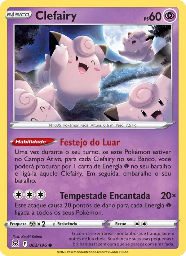 Clefairy — Origem Perdida 062