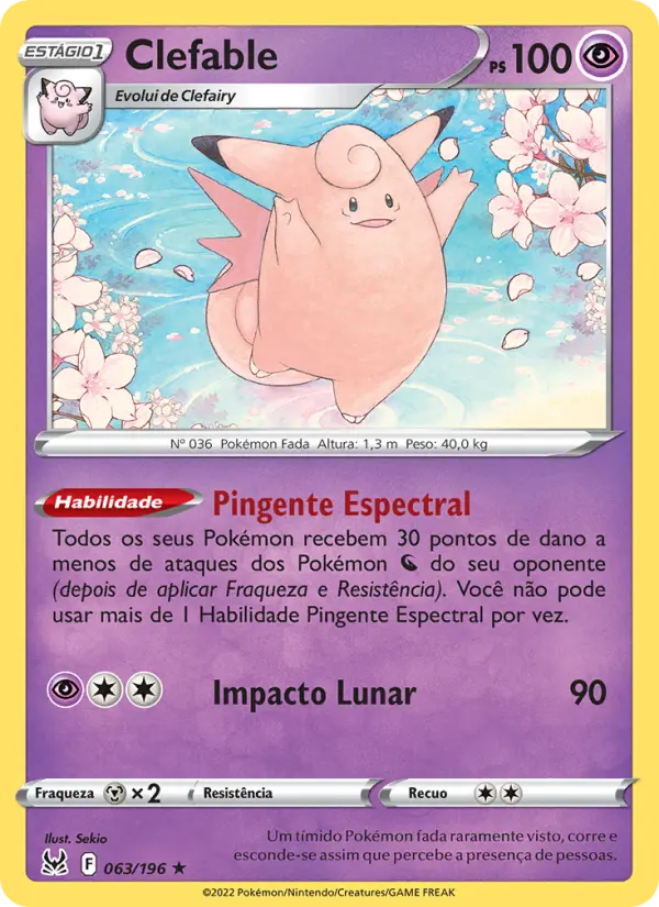 Clefable — Origem Perdida 063