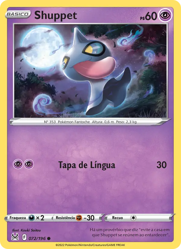 Shuppet — Origem Perdida 072