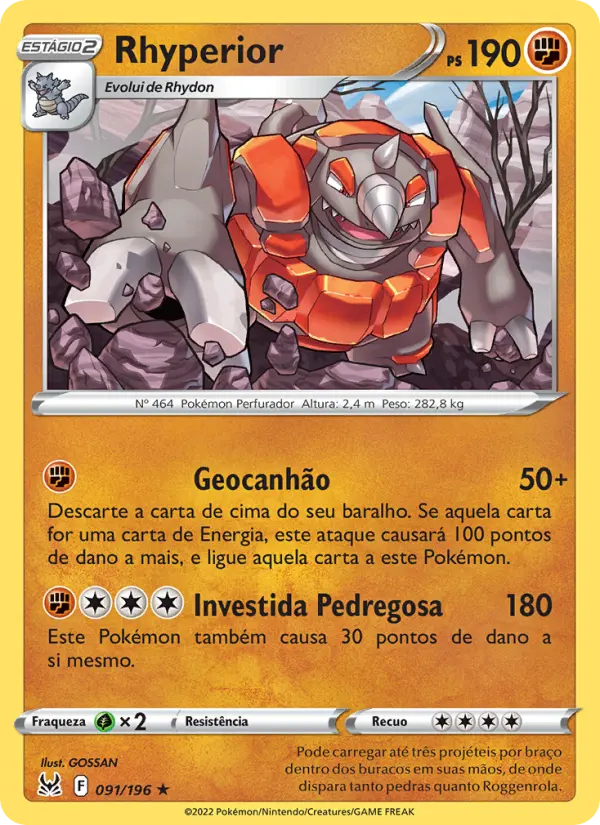 Rhyperior — Origem Perdida 091