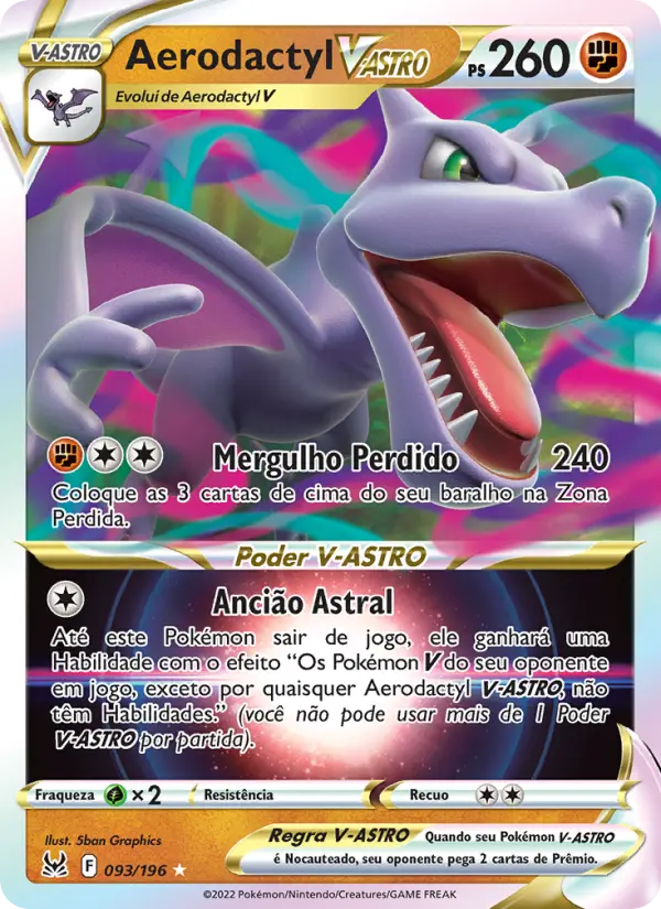 Aerodactyl V-ASTRO — Origem Perdida 093