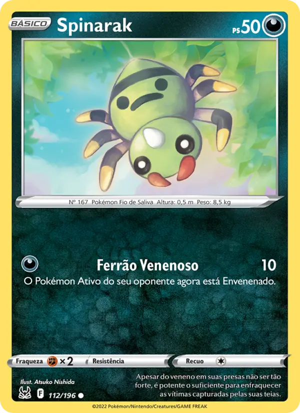 Spinarak — Origem Perdida 112