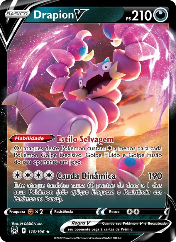 Drapion V — Origem Perdida 118