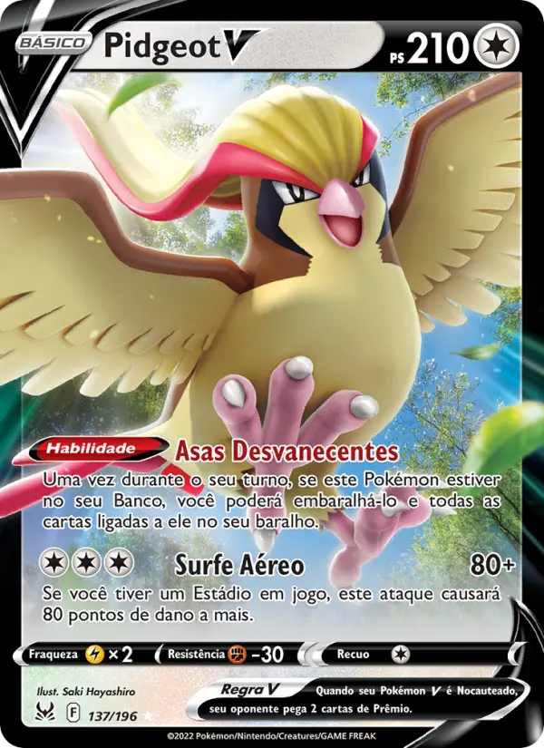 Pidgeot V — Origem Perdida 137