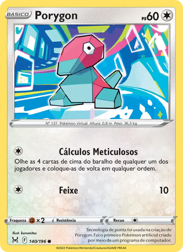 Porygon — Origem Perdida 140