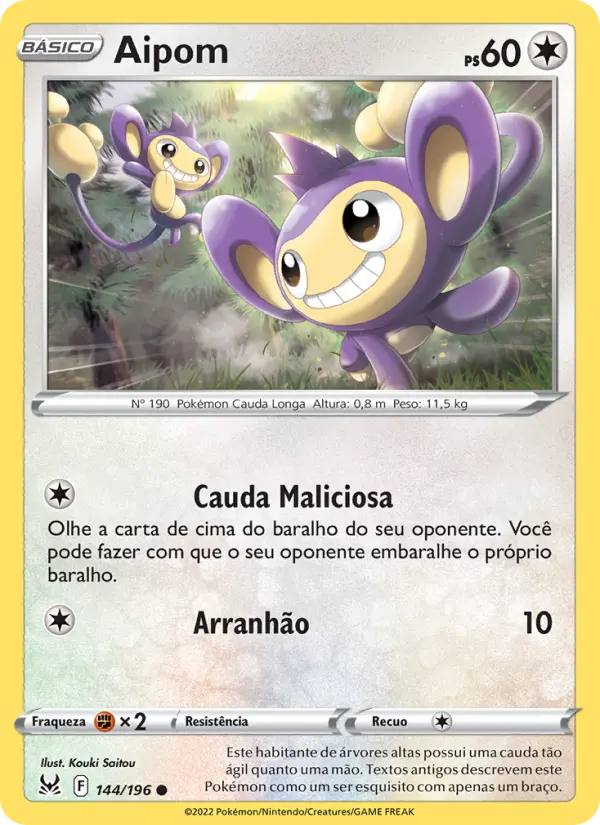 Aipom — Origem Perdida 144