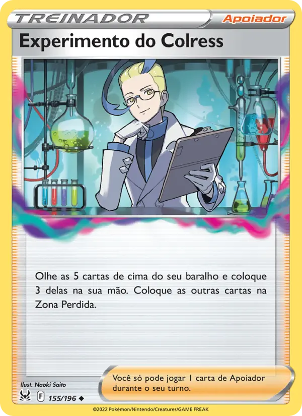Experimento do Colress — Origem Perdida 155