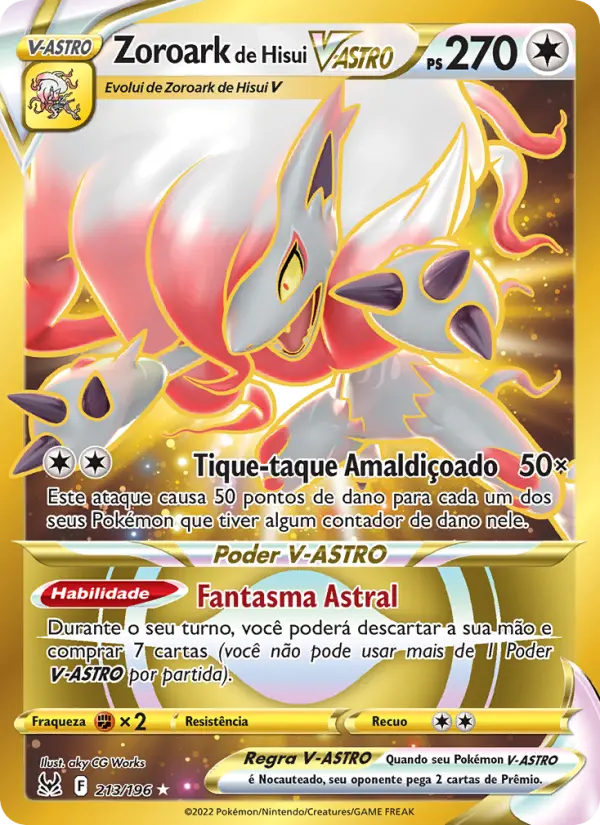 Zoroark de Hisui V-ASTRO — Origem Perdida 213