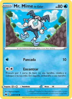Mr. Mime de Galar — Realeza Absoluta 030