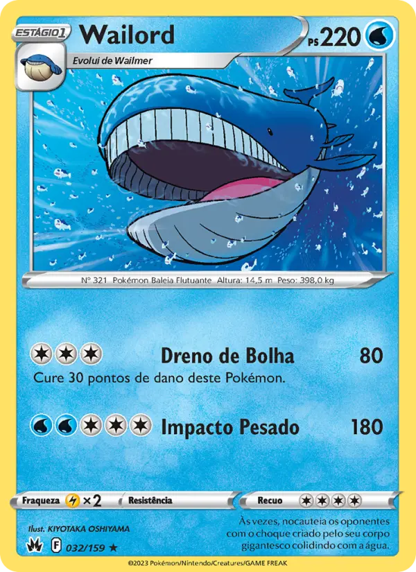 Wailord — Realeza Absoluta 032