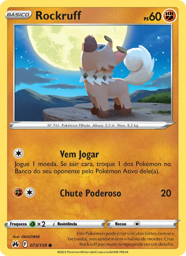 Rockruff — Realeza Absoluta 073