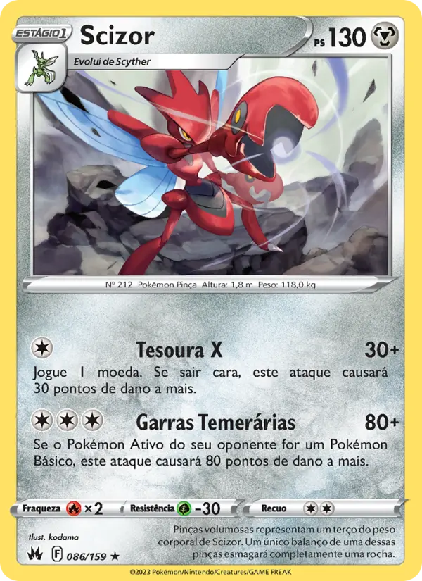 Scizor — Realeza Absoluta 086