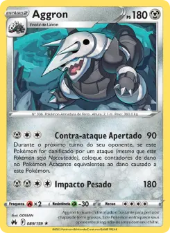 Aggron — Realeza Absoluta 089