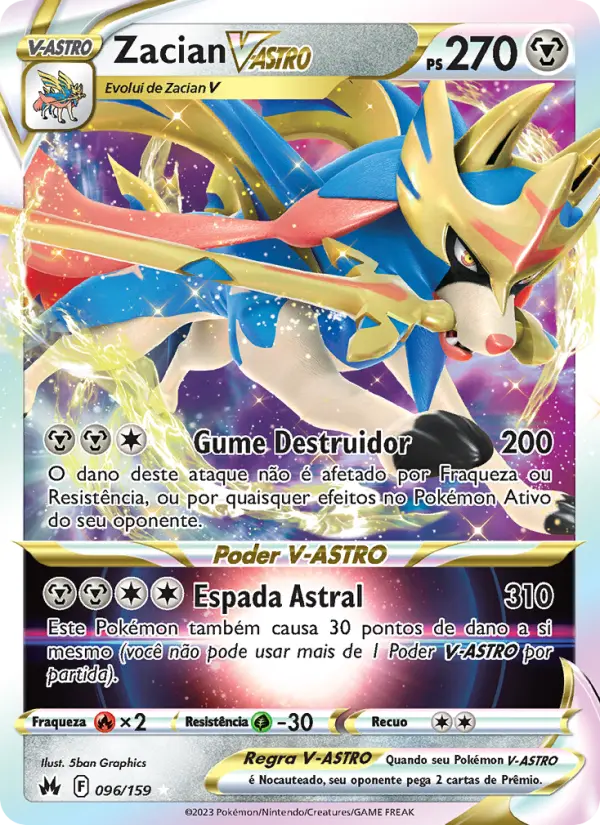Zacian V-ASTRO — Realeza Absoluta 096