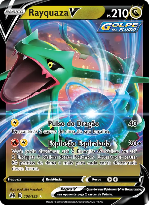 Rayquaza V — Realeza Absoluta 100