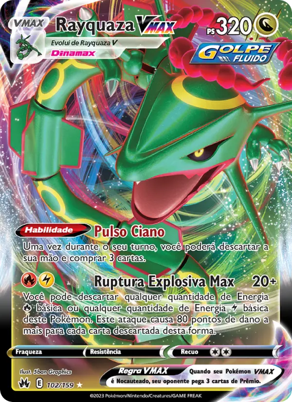 Rayquaza VMAX — Realeza Absoluta 102