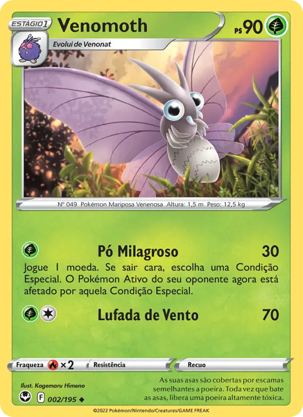 Venomoth — Tempestade Prateada 002