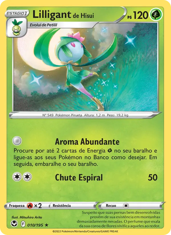 Lilligant de Hisui — Tempestade Prateada 010