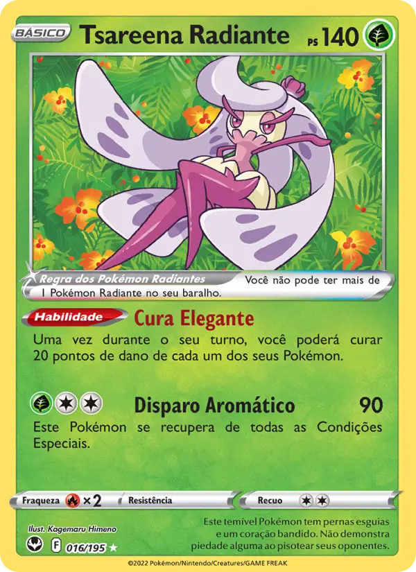 Tsareena Radiante — Tempestade Prateada 016