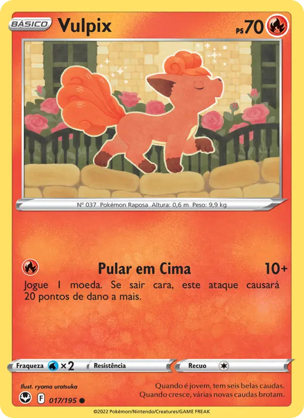 Vulpix — Tempestade Prateada 017