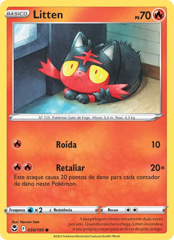 Litten — Tempestade Prateada 030