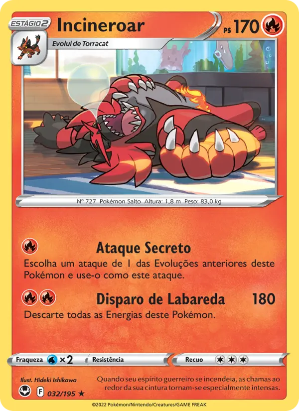 Incineroar — Tempestade Prateada 032