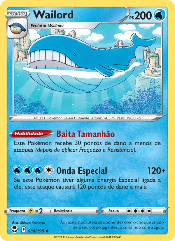 Wailord — Tempestade Prateada 038
