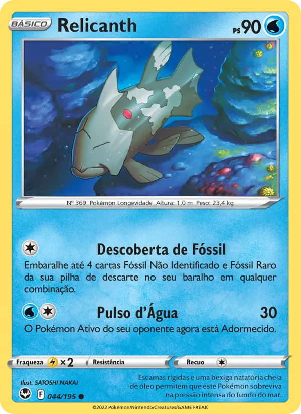 Relicanth — Tempestade Prateada 044