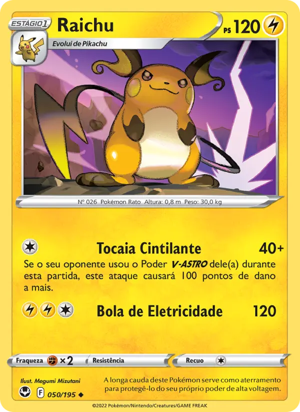 Raichu — Tempestade Prateada 050