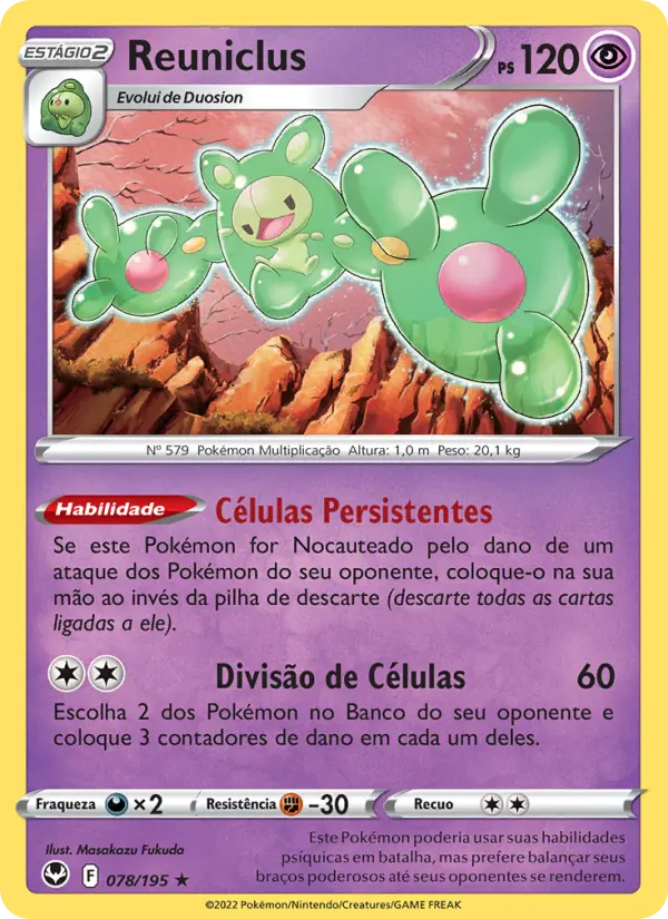 Reuniclus — Tempestade Prateada 078