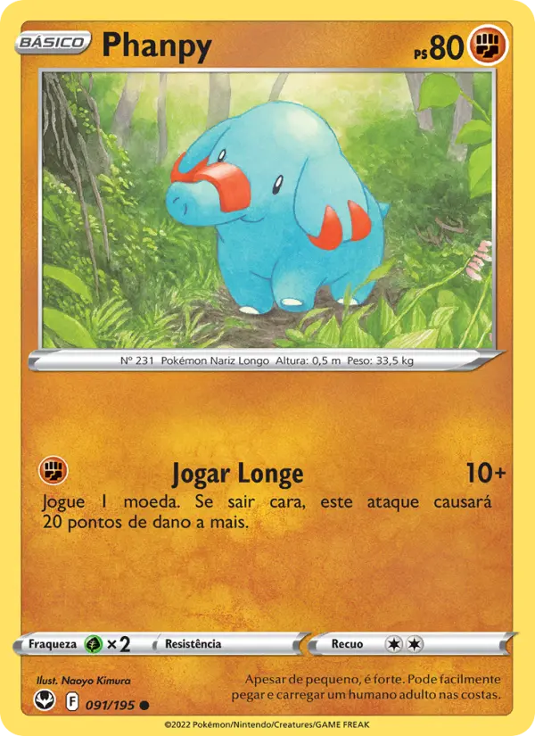 Phanpy — Tempestade Prateada 091